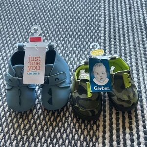 2 NWT Baby Shoes 3-6 months